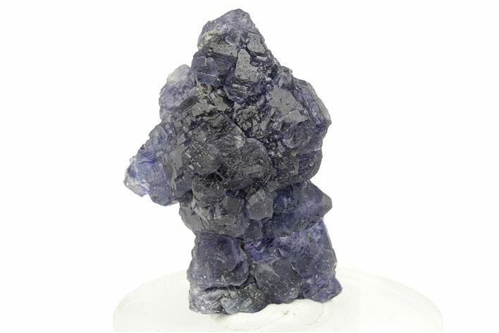 Purple Cube-Dodecahedron Fluorite Crystal - China #257580